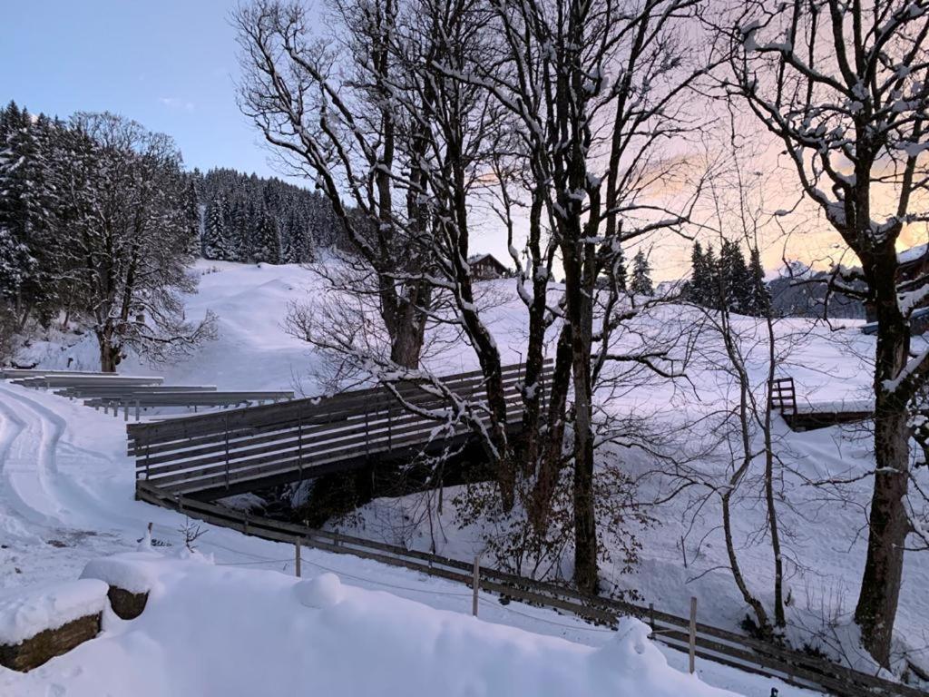 Chalet Schiltwald Innerwengen Bagian luar foto